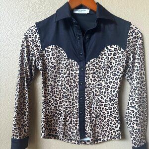 YOUTH* WILD THING (BLACK) PERFORMANCE RODEO SHIRT